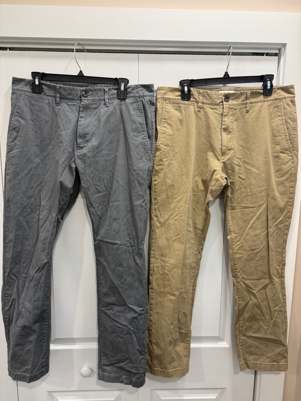 Goodfellow & Co Hennepin Chino Slim Pants 34 x 30 Gray + Tan Casual Men’s Comfy